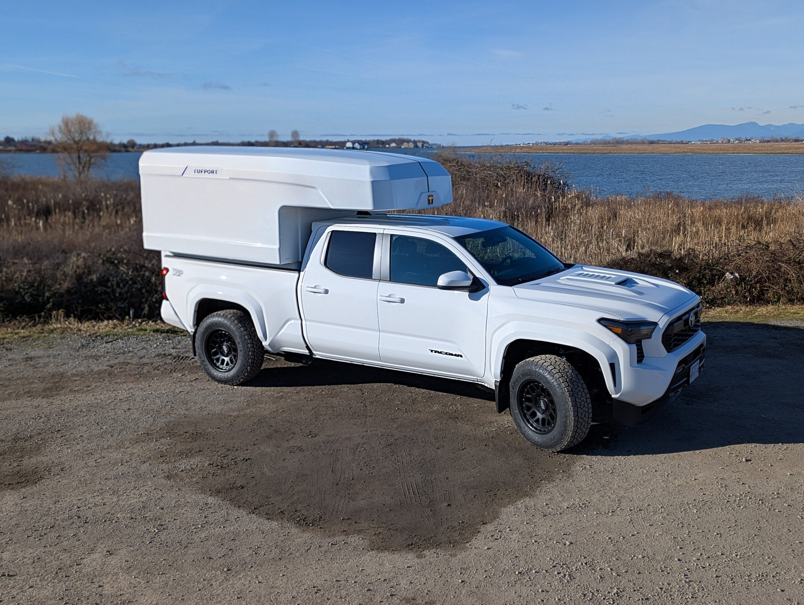 Tufport new T65 mounted on a mid-size Tacoma truck