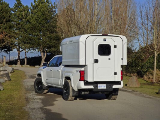 The Tufport T65 on a Toyota Tacoma 4x4 truck